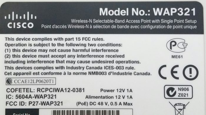 Cisco WAP321 Access Point without Power Adapter - Image 3