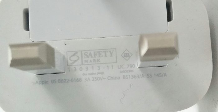 Apple (C6) 05 B622-0168 UK Power Lead Cable - Image 3