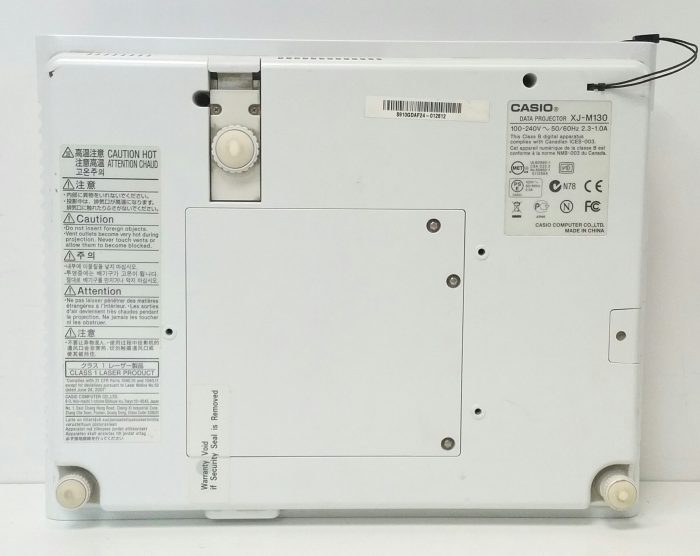 Casio XJ-M130 Data Projector with 6730 Lamp Hours Used - Image 3