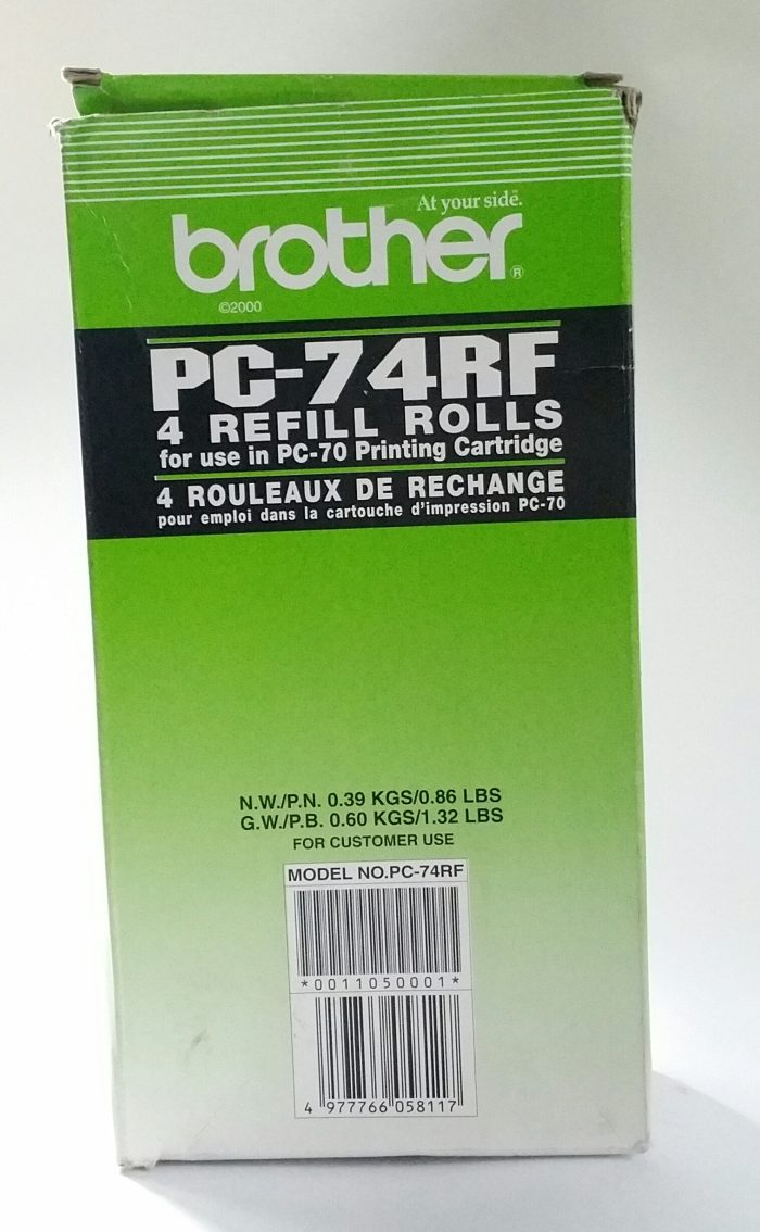 Brother PC-74RF 2 Refill Rolls Black For Use In PC-70 Printing Cartridge - Image 4