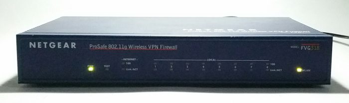 Netgear ProSafe FVG318 802.11g 8-Port Wireless VPN Firewall Router Without PSU - Image 2