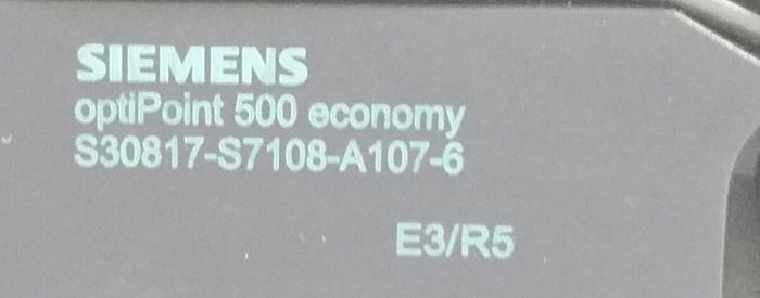 Siemens optiPoint 500 Economy S30817-S7108-A107-6 Desk Phone - Image 4