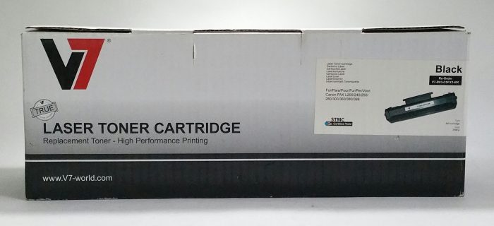 V7 V7-B03-C0FX3-BK Black Toner Cartridge for HP Q7581A For Canon FAX L388 - Image 2