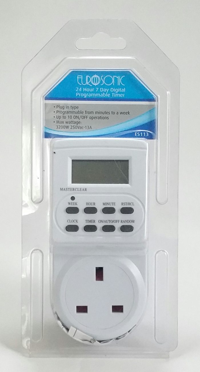 Eurosonic ES113 Plug In Programmable Timer - Image 2