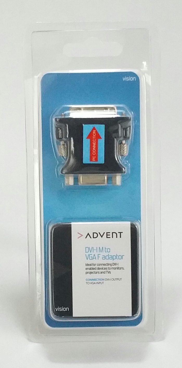Advent DVI-I M To VGA F Adaptor - Image 2