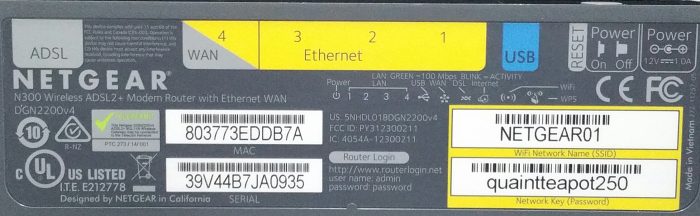 Netgear DGN2200v4 N300 Wireless ADSL2+ Modem Router - Image 3