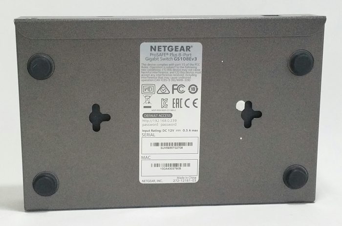 Netgear GS108E v3 ProSafe Plus 8 Gigabit Switch - Image 4