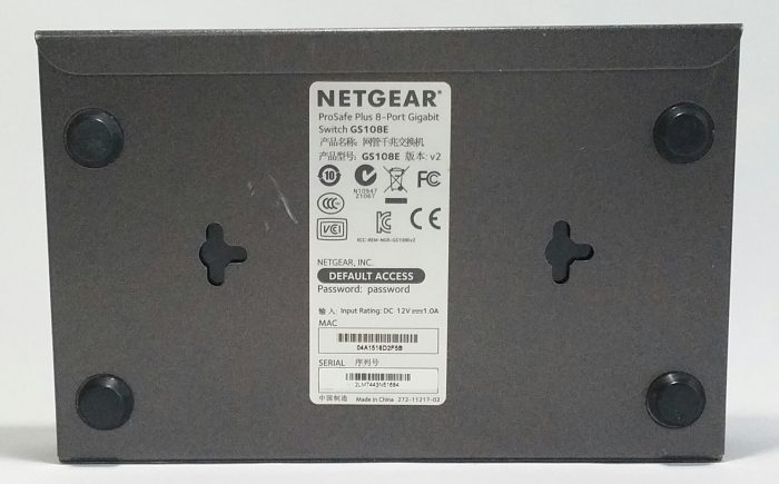 Netgear GS108E v2 ProSafe Plus 8 Gigabit Switch - Image 4
