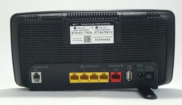 BT Business Hub 5 - Type A 4 Port ASDL Wireless Router - Image 5