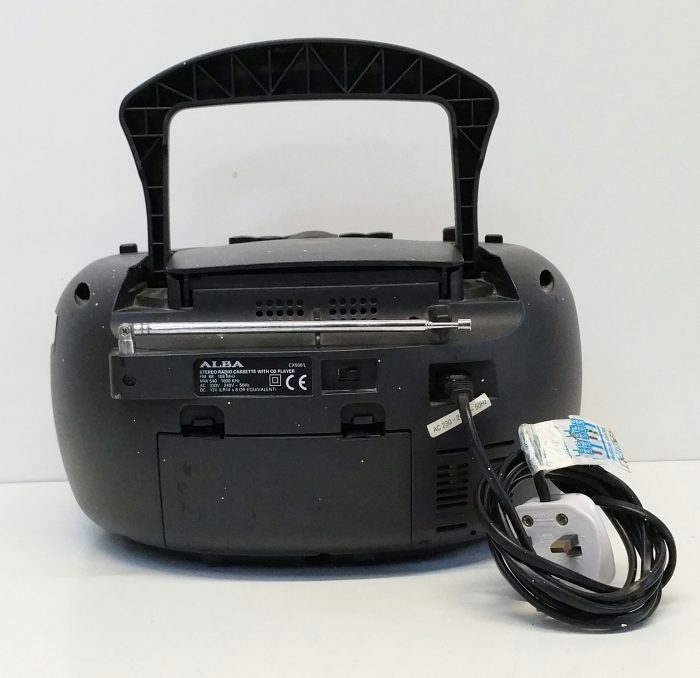 Alba CX500/L Portable Stereo Radio Cassette with CD Player FM 88-108MHz Compact Disc Digital Audio - Image 4
