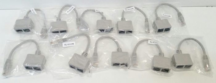 10x RJ-ECON RJ45 Cat5e Ethernet Adapter - Image 2