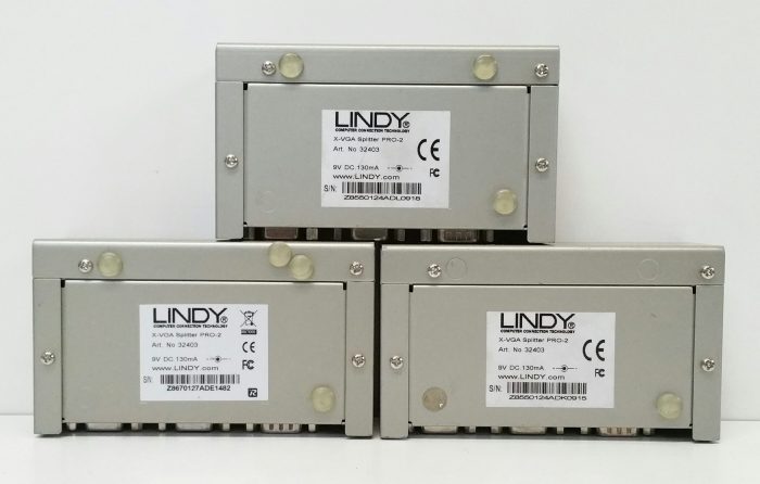 3X Lindy X-VGA Splitter Pro-2 2 Ports - Image 3