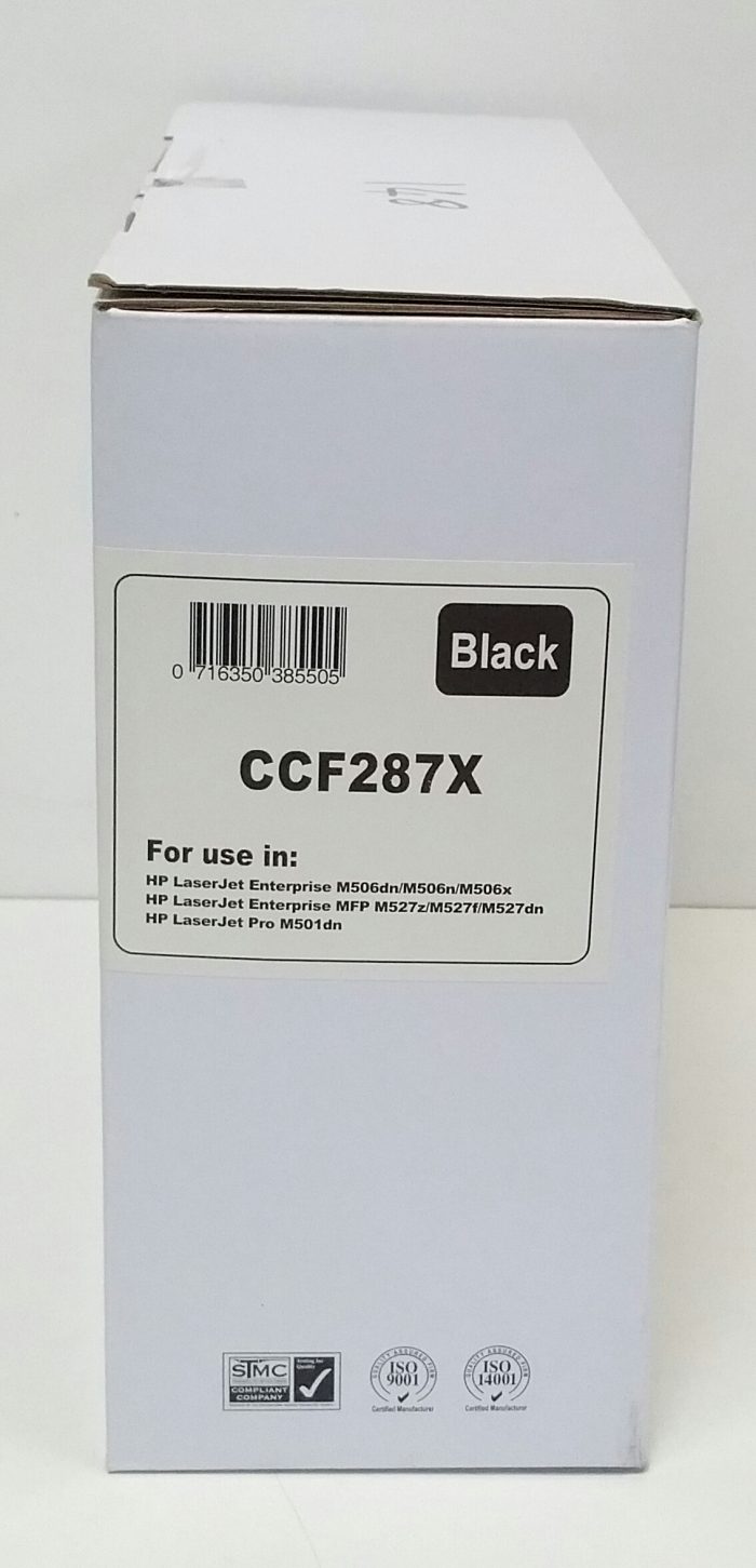 Mono CCF287X Black Laser Toner Cartridge for Use In HP LaserJet Enterprise - Image 5
