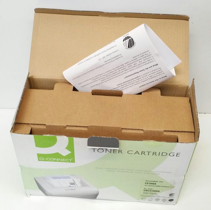 Q-Connect HP LaserJet M4555 Standard Yield Black Toner Cartridge CE390A Replacement For HP LaserJet 600 M603XH - Image 3