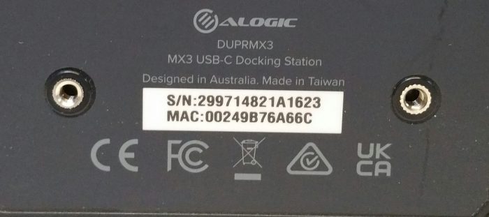 Alogic DUPRMX3 MX3 USB-C Dock Docking Station - Image 3