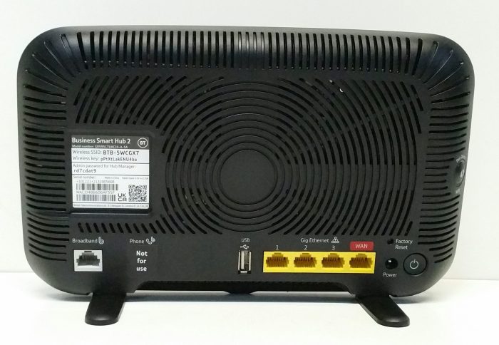 BT Business Smart Hub 2 GRV9517UAC34-A-SA Wireless Router - Image 4