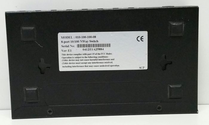 Networx 010-100-08 8-Port10/100 mbps N Way Ethernet Switch - Image 4