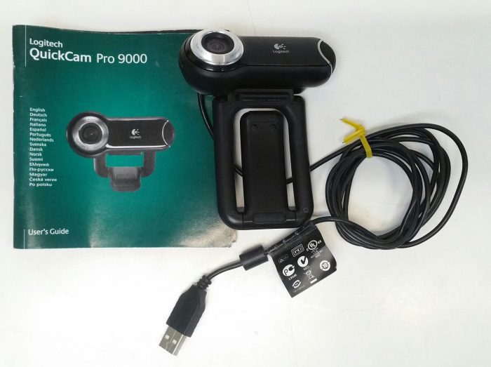 Logitech Quickcam Pro 9000 V-UBM46 Carl Zeiss 2MP Autofocus USB Webcam + User Guide - Image 6