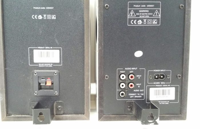 2X Clever Audio 1050037 Wall Mounted Speakers With Mounting Brackets - Image 3