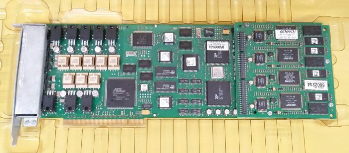 Brooktrout Technology TR114*P4L 4 Channel Loop Fax Board With Cables - Image 4