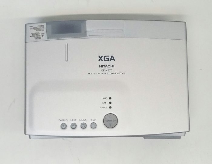 Hitachi XGA CP-X275 Multimedia Mobile LCD Projector 68 Lamp Hours - Image 7