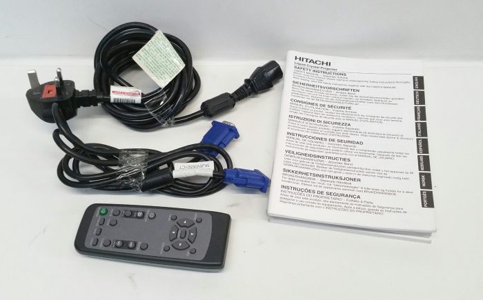 Hitachi XGA CP-X275 Multimedia Mobile LCD Projector 68 Lamp Hours - Image 5