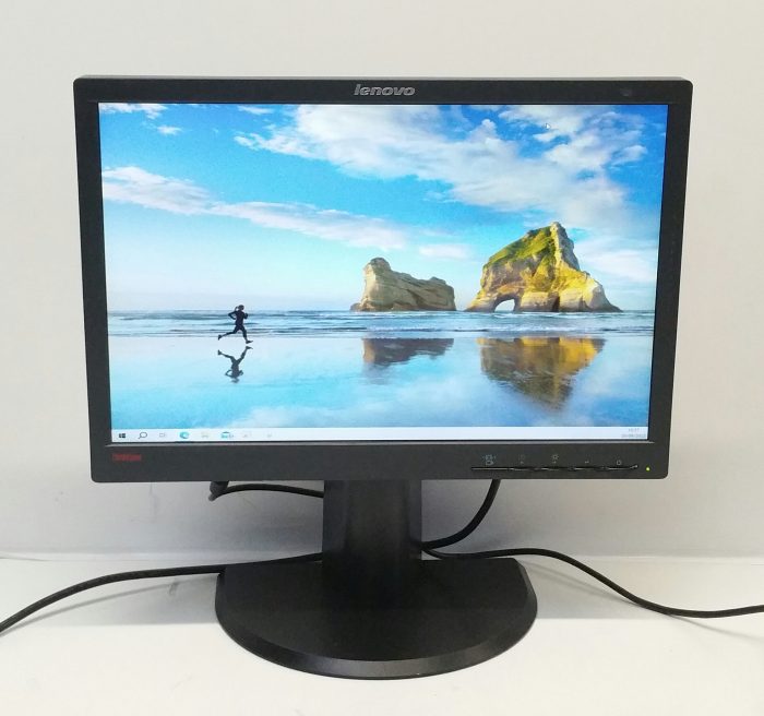 Lenovo ThinkVision LT1952pwD 19" Wide DisplayPort DVI VGA LCD Monitor/ LED Backlight - Image 2
