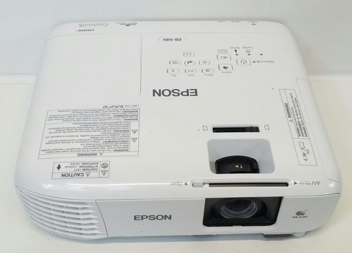 Epson H982B EB-X49 HDMI LCD Projector with 187 Lamp Hours Used - Image 7