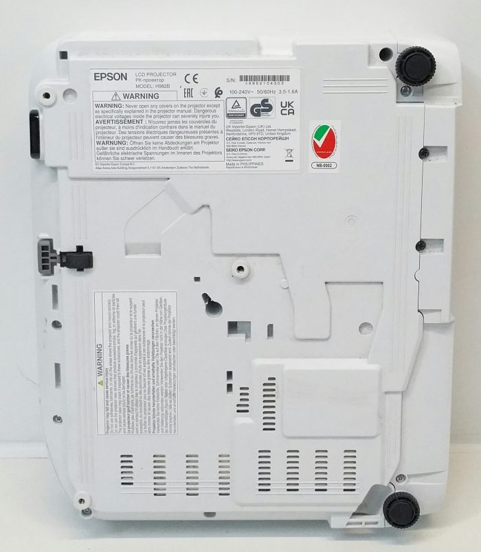 Epson H982B EB-X49 HDMI LCD Projector with 187 Lamp Hours Used - Image 4