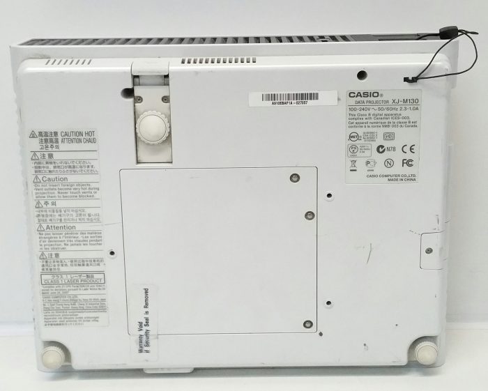 Casio XJ-M130 Data Projector with 7156 Lamp Hours Used - Image 4