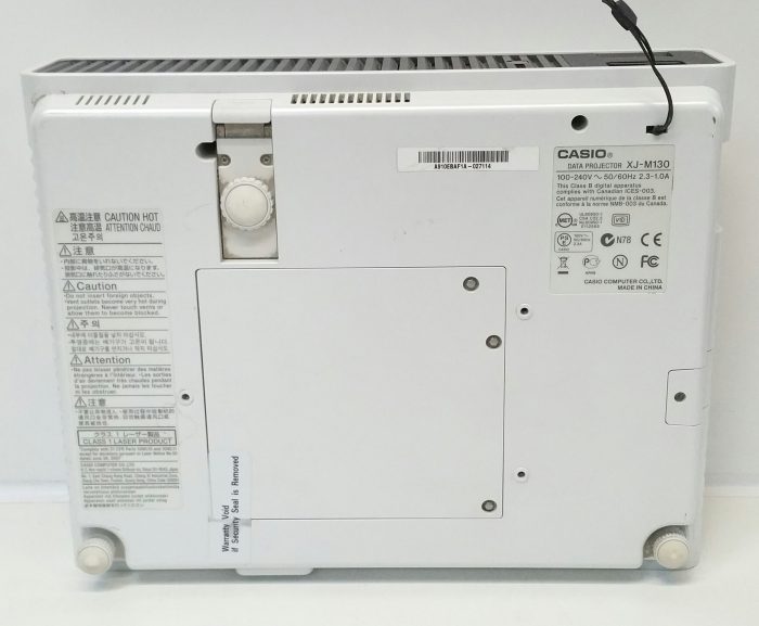 Casio XJ-M130 Data Projector with 5688 Lamp Hours Used - Image 4