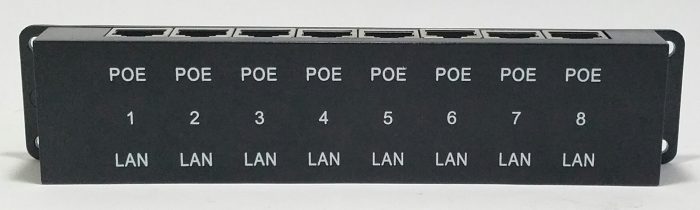 8 Ports ZQPOEI008 PoE Injector Ethernet Switch Without Power Adapter - Slightly Broken Case - Image 2