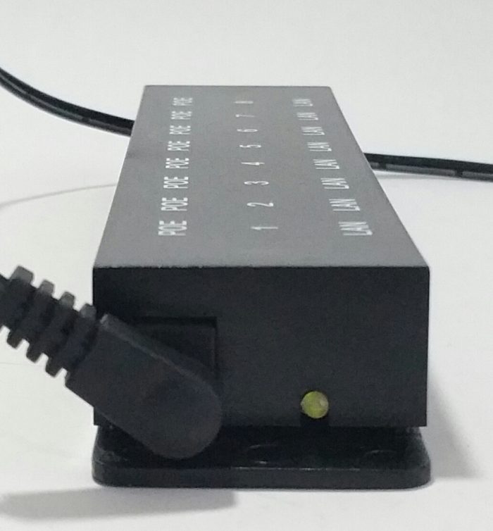 8 Ports ZQPOEI008 PoE Injector Ethernet Switch Without Power Adapter - Slightly Broken Case - Image 6