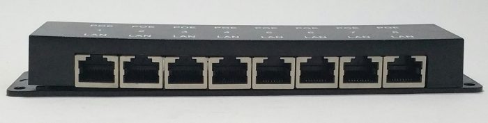 8 Ports ZQPOEI008 PoE Injector Ethernet Switch Without Power Adapter - Slightly Broken Case - Image 5