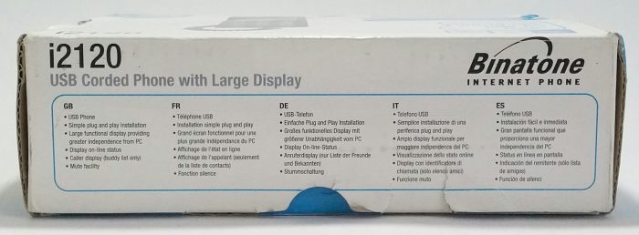 Binatone i2120 USB Corded Internet Phone with Large Display - Image 6