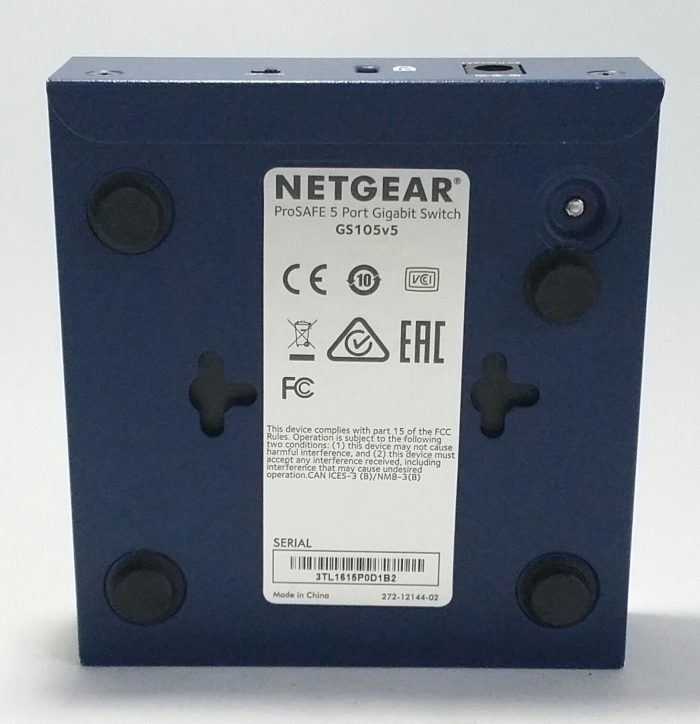 Netgear GS105 v5 ProSafe 5-Port Gigabit Switch - Image 3