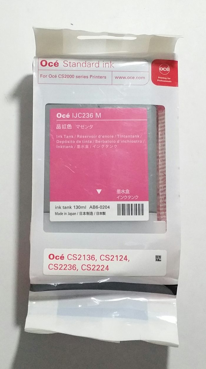 OCE IJC236M Magenta 130ml AB6-0204 Ink Tank for CS2136 CS2124 CS2236 CS2224 - Image 2