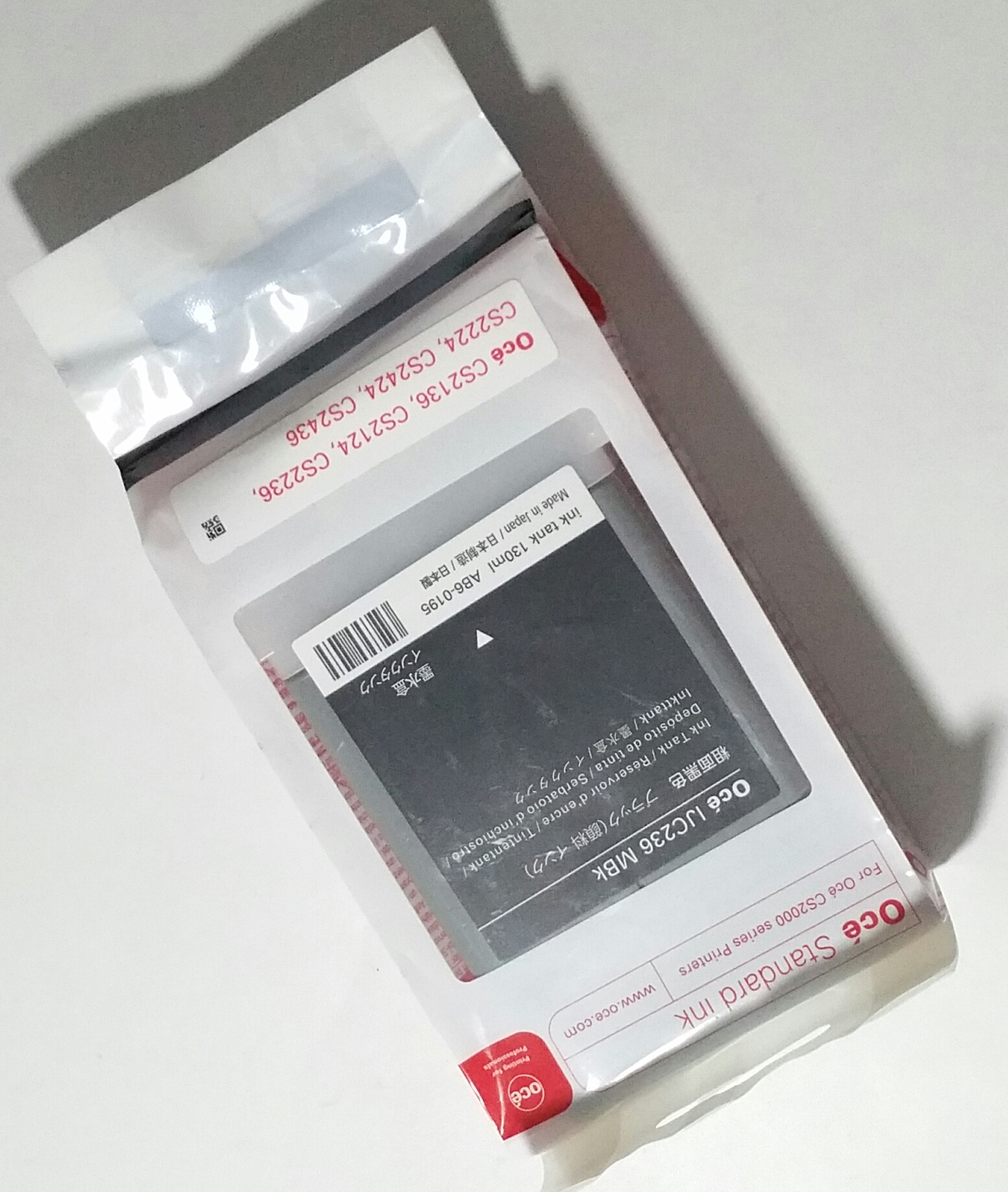 20230903_174620-1 OCE IJC236MBK Black130ml AB6-0195 Ink Tank for CS2136 CS2124 CS2236 CS2224 CS2426 CS2436 - Image 1