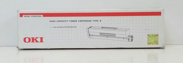 OKI High Capacity Toner Cartridge Type 9 For Use With B4300 B43590 - Image 2