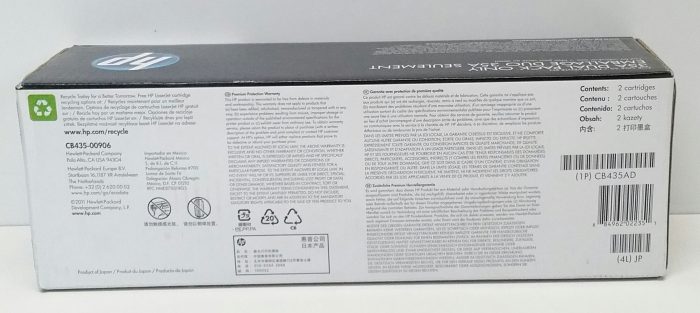 HP LaserJet 35A Print Cartridge CB435AD Black 1 Pack - Image 12