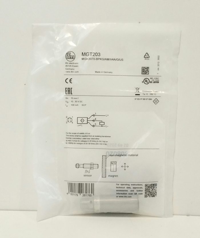 IFM MGT203 Full-Metal Magnetic Sensor - Image 4