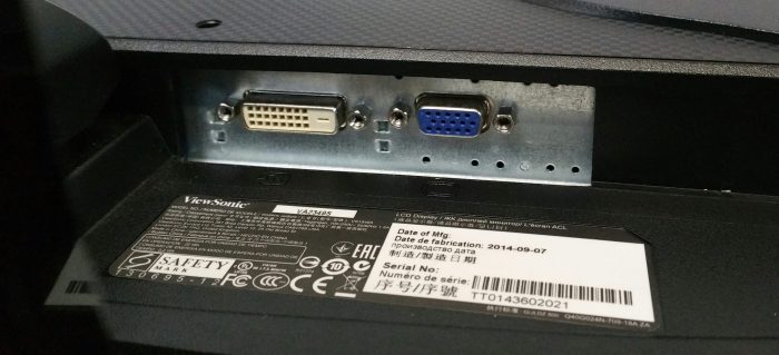 ViewSonic VS15465 LCD Display 23.5" Monitor - Image 5