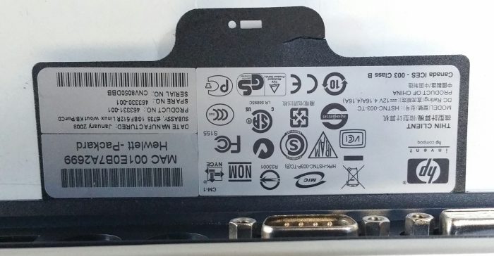 HP Thin Client T5735 (HSTNC-003-TC) Broken Case No Stand - Image 3