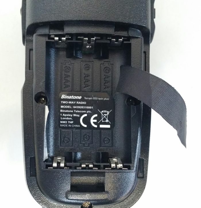 2X Binatone Terrain 850 643920310001 Twin Plus Two Way Radio Walkie Talkie With Binatone Charger Pod - Image 7