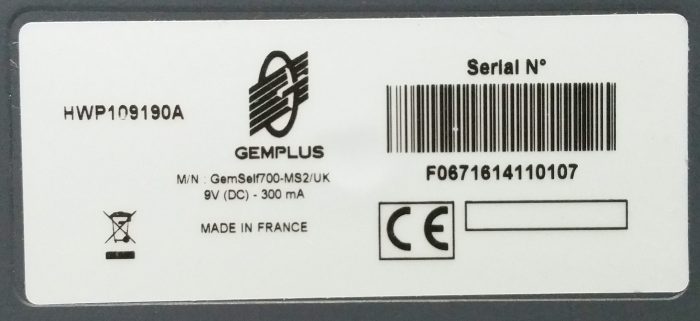 Gemplus GCR700-MS Multiapplication Reader - Image 4