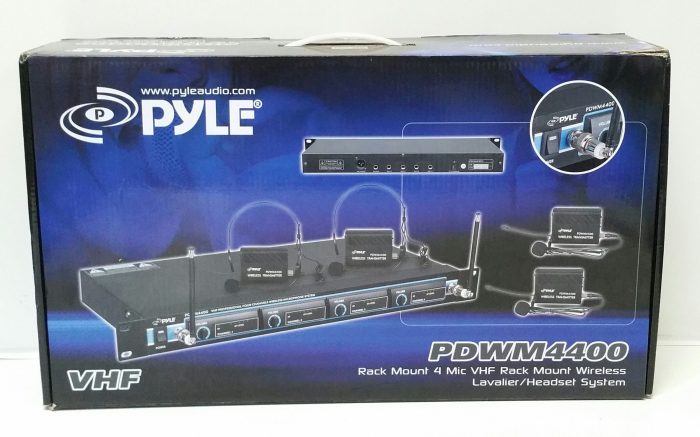 Pyle PDWM4400 Mic VHF Rack Mount Wireless Lavalie/ Headset System - Image 2