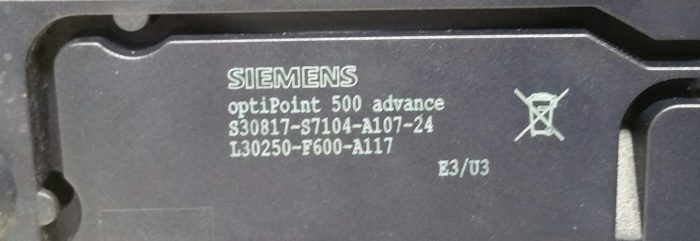 Siemens optiPoint 500 Advance PoE Desk Phone With Stand - Image 3