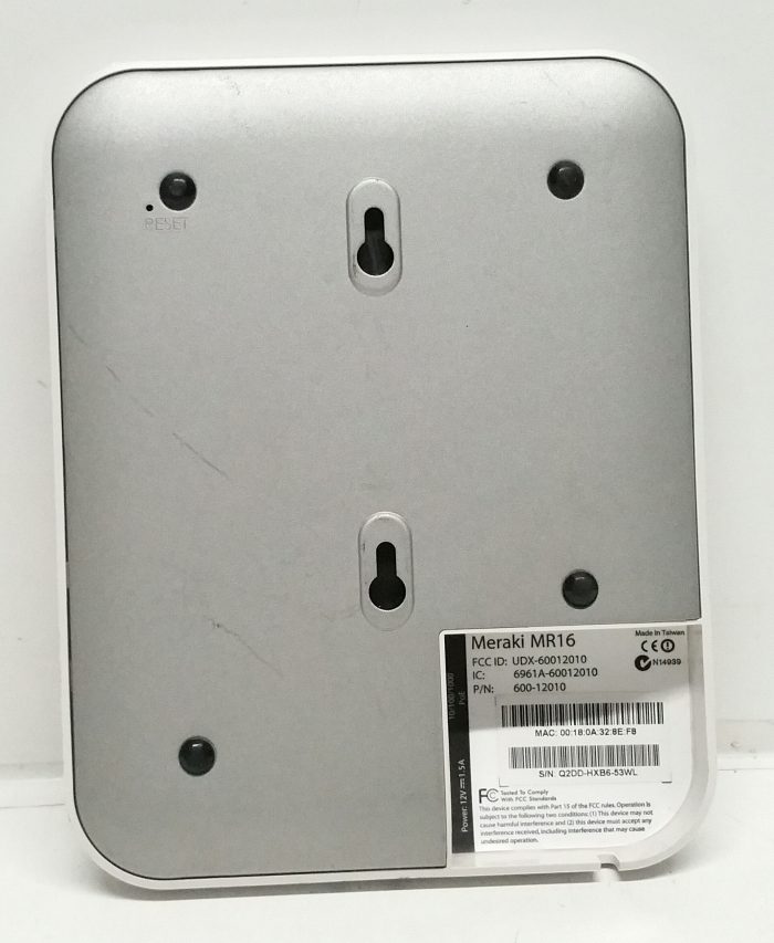 Cisco Meraki MR16 PoE Wireless Access Point - Image 4