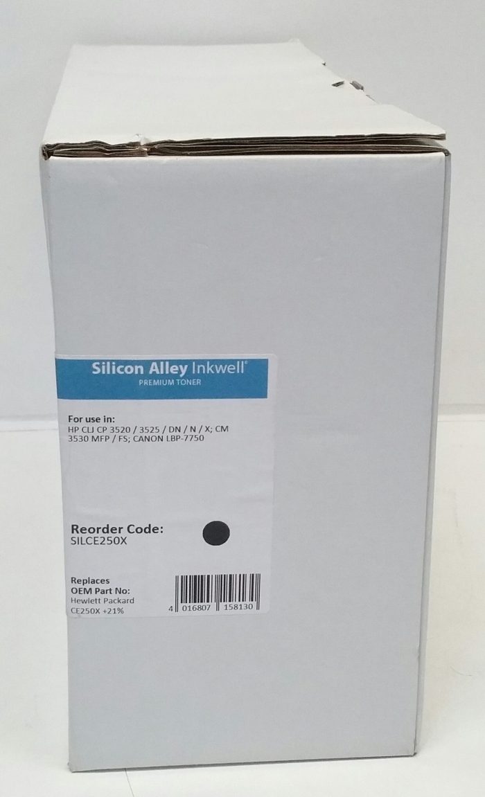 Silicon Alley SILCE250K Black Premium Toner Cartridge For Use in HP CLJCP 3520/3535 MFP - Image 5