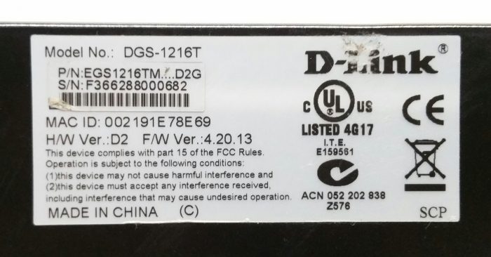 D-Link DGS-1216T 16-Port Web Smart Switch - Image 3